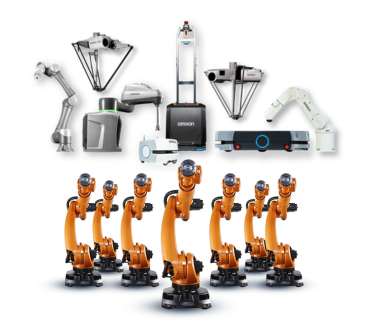 Roboter KUKA, OMRON, DELTA Roboter KUKA, OMRON, DELTA